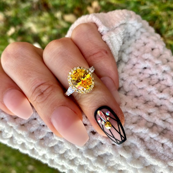 Jewelry - 925 sterling silver citrine ring